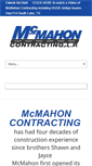 Mobile Screenshot of mcmahoncontracting.com